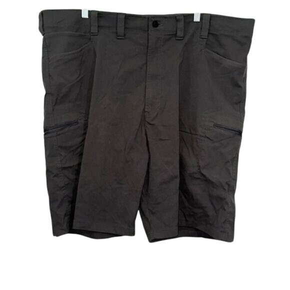 Wrangler Mens Cargo Shorts Size 40 Gray Stretch Relaxed Fit Lightweight Outdoor - Picture 1 of 9